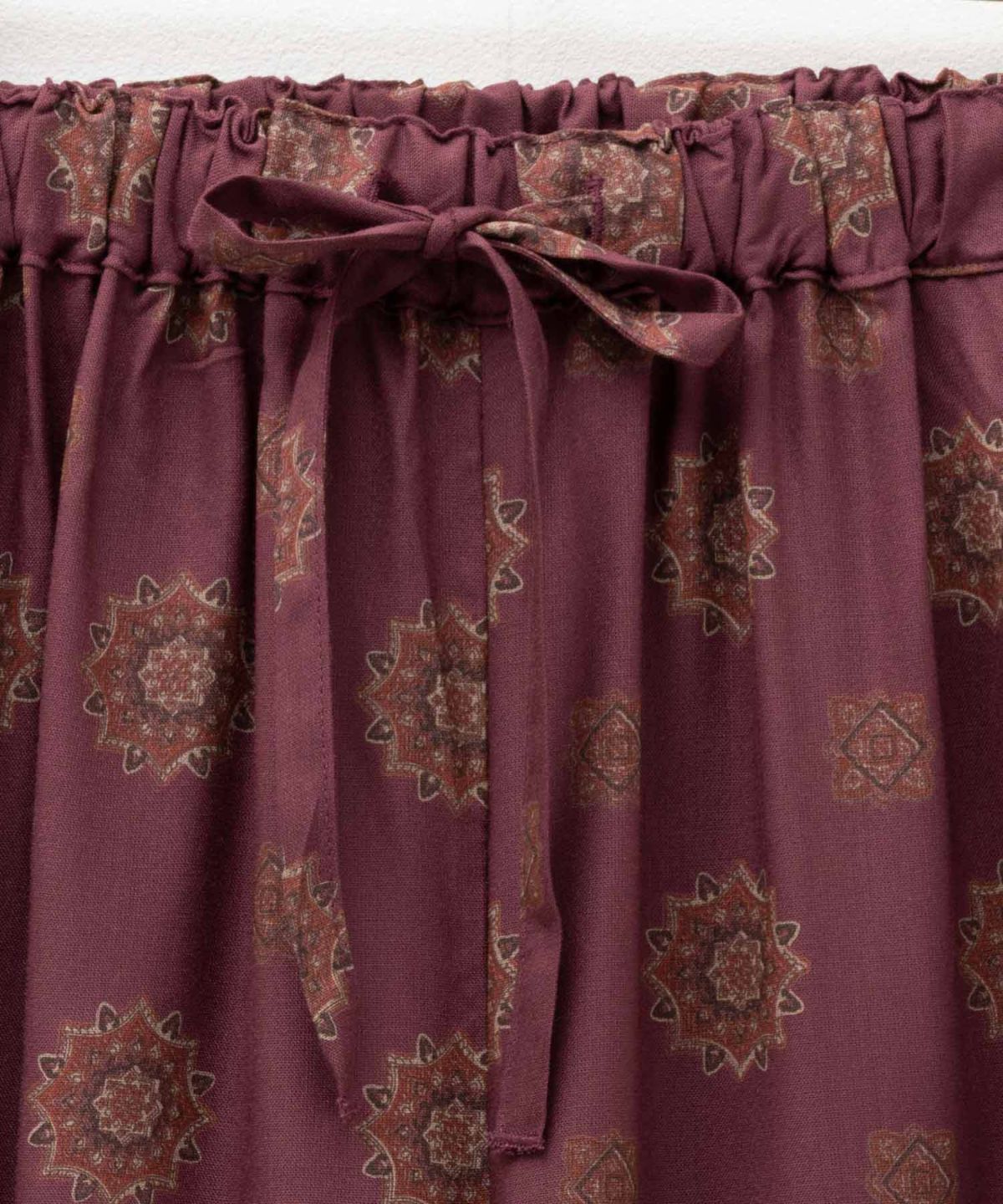 NAVY インドファブリック レーヨンスカンツ キッズ