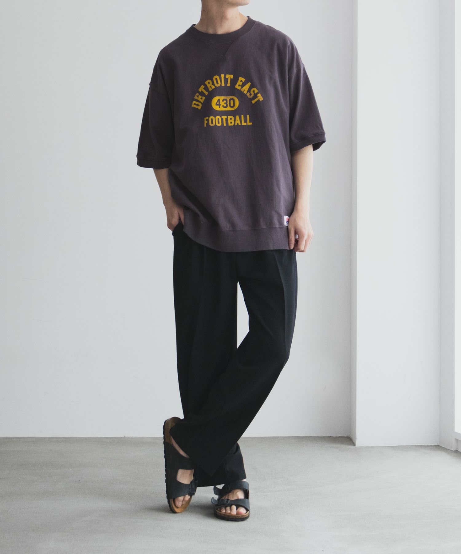 【オンラインストア限定】NUTMEG  天竺スウェットTシャツ メンズ メール便 対応商品商品画像-8