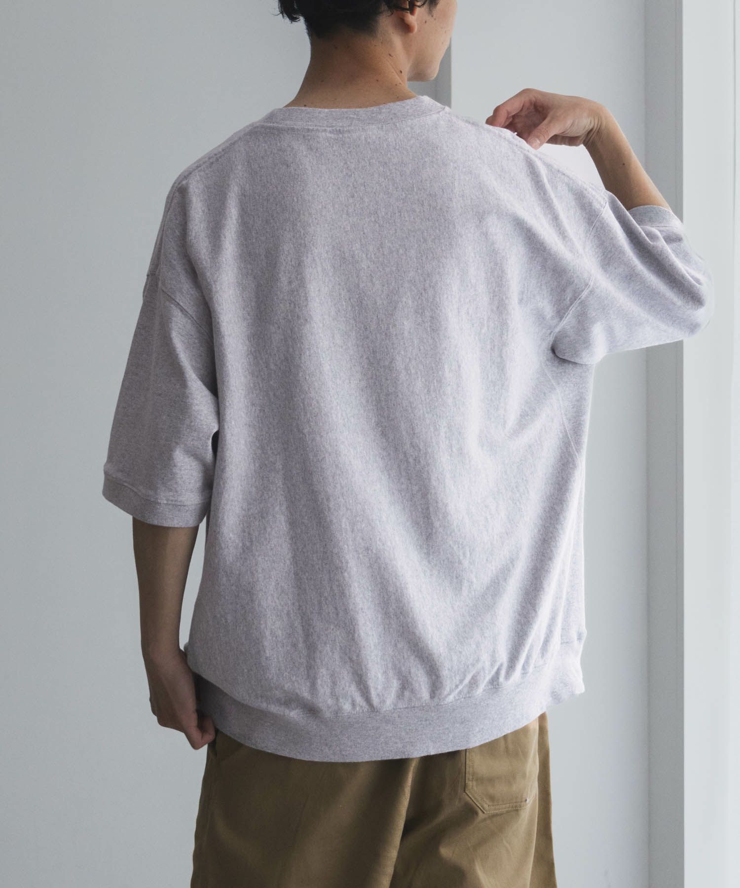 NUTMEG 天竺スウェットTシャツ メンズ ネコポス 対応商品
