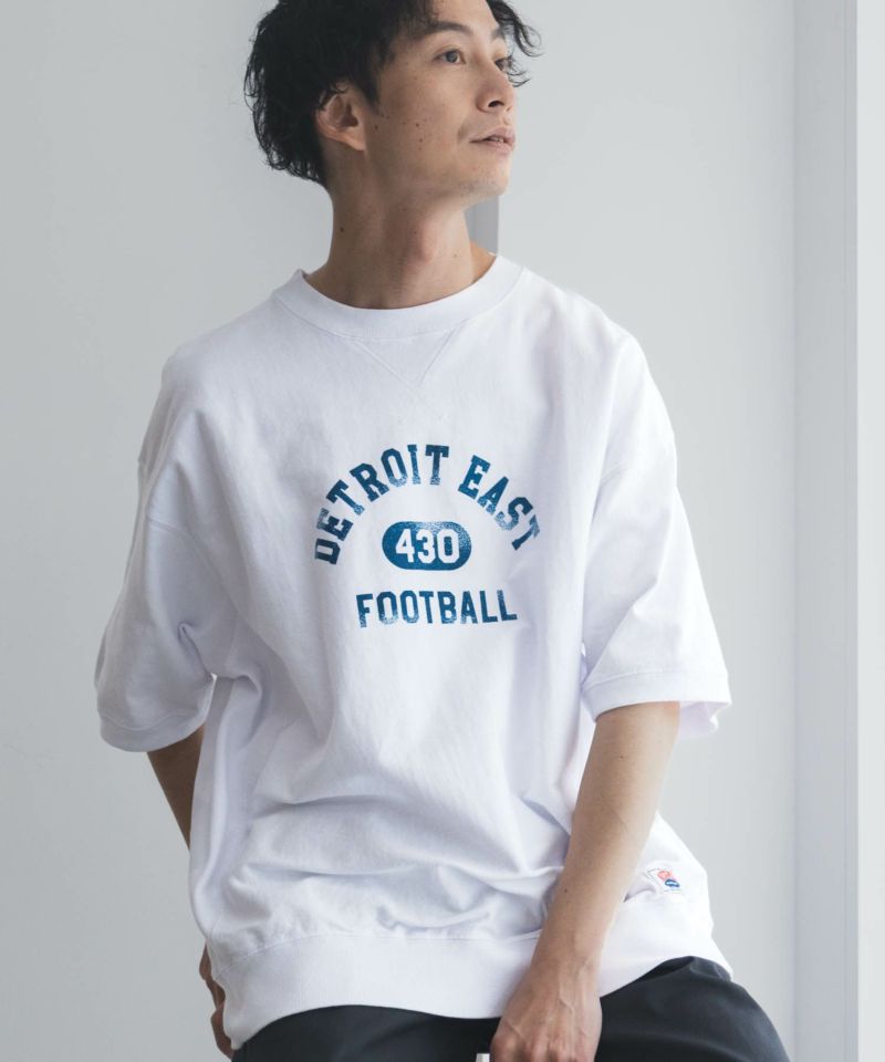 NUTMEG 天竺スウェットTシャツ メンズ