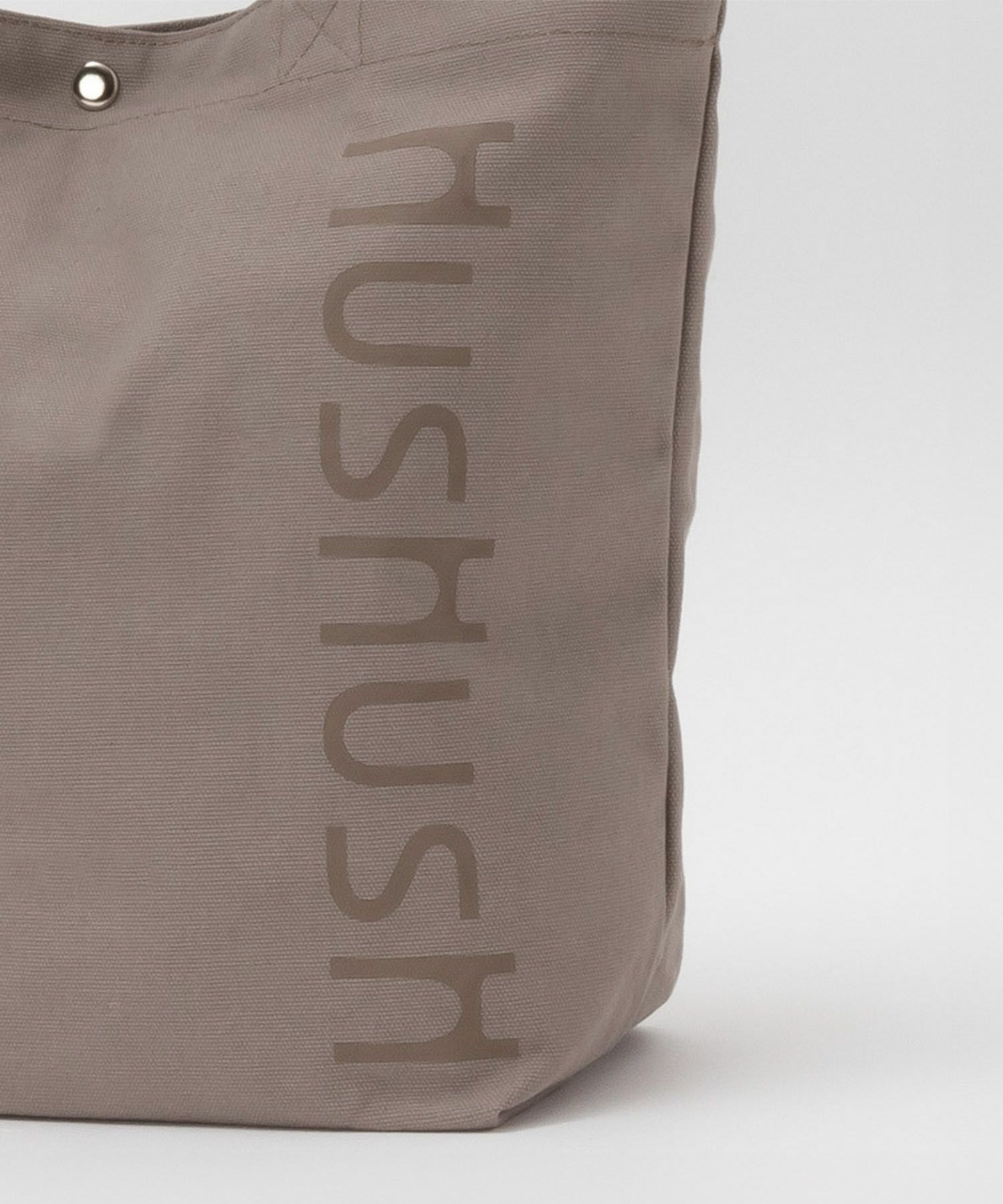 HusHusH ロゴ入りトートバッグ