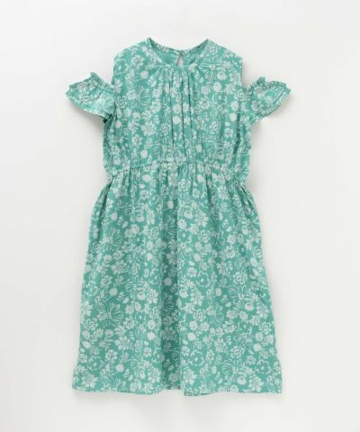 NAVY インドファブリック レーヨンワンピース キッズ