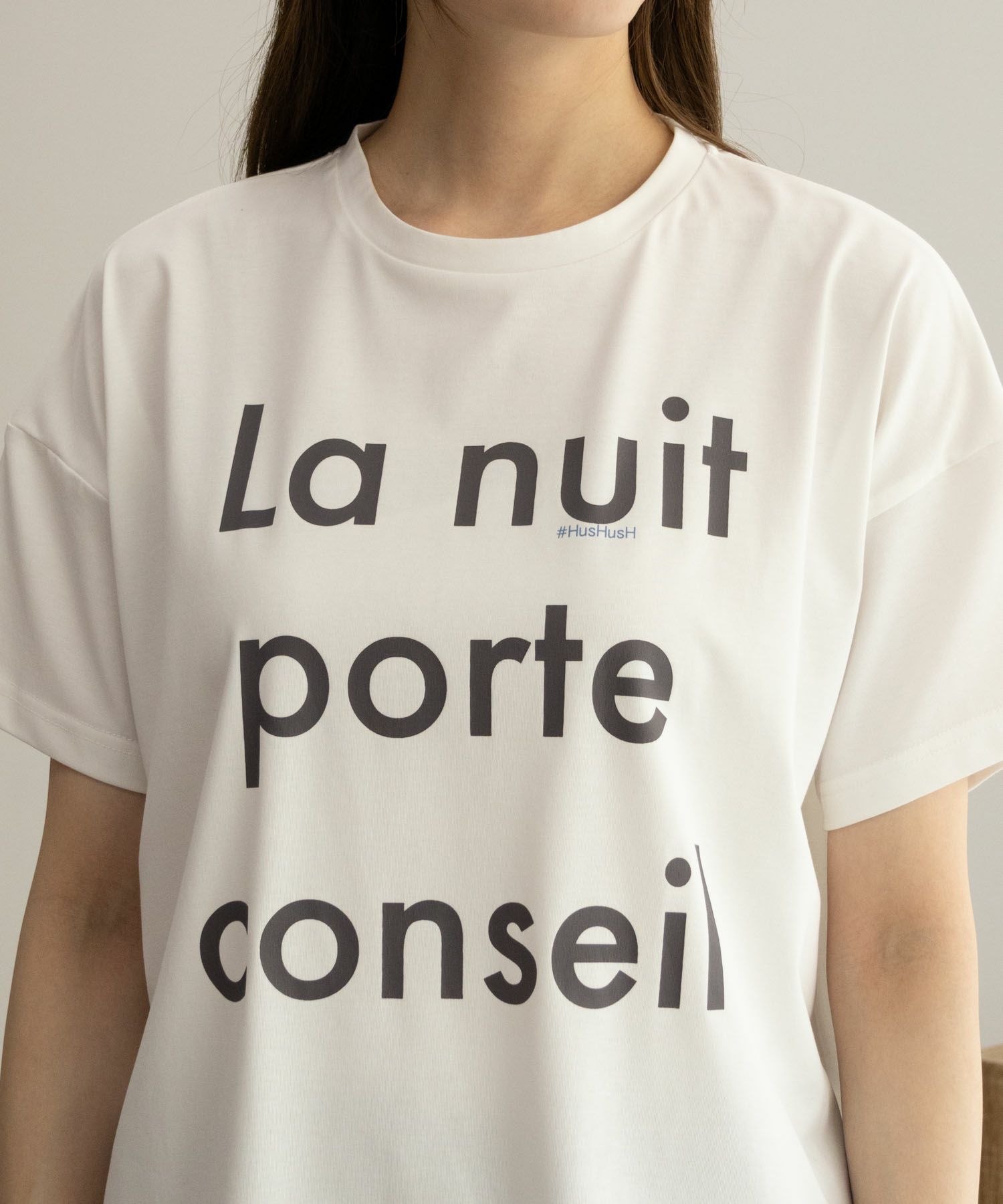 HusHusH  ビッグロゴTシャツ レディース メール便 対応商品商品サムネイル-10