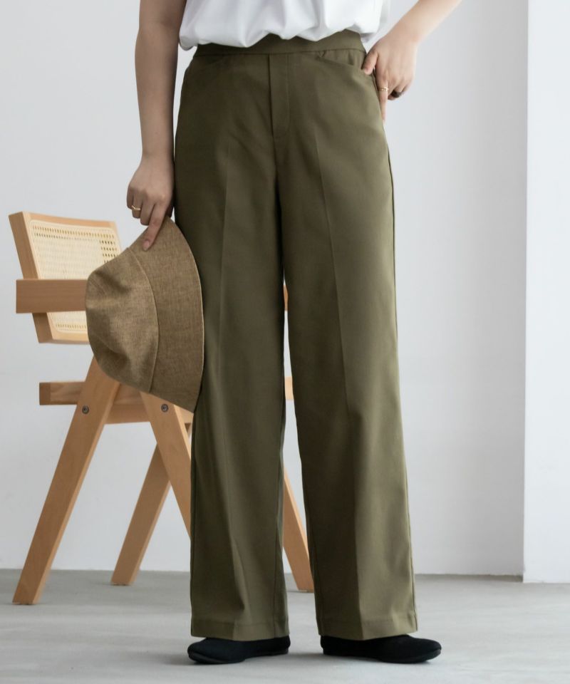 HusHusH らく美パン ストレートパンツ レディース商品画像-5