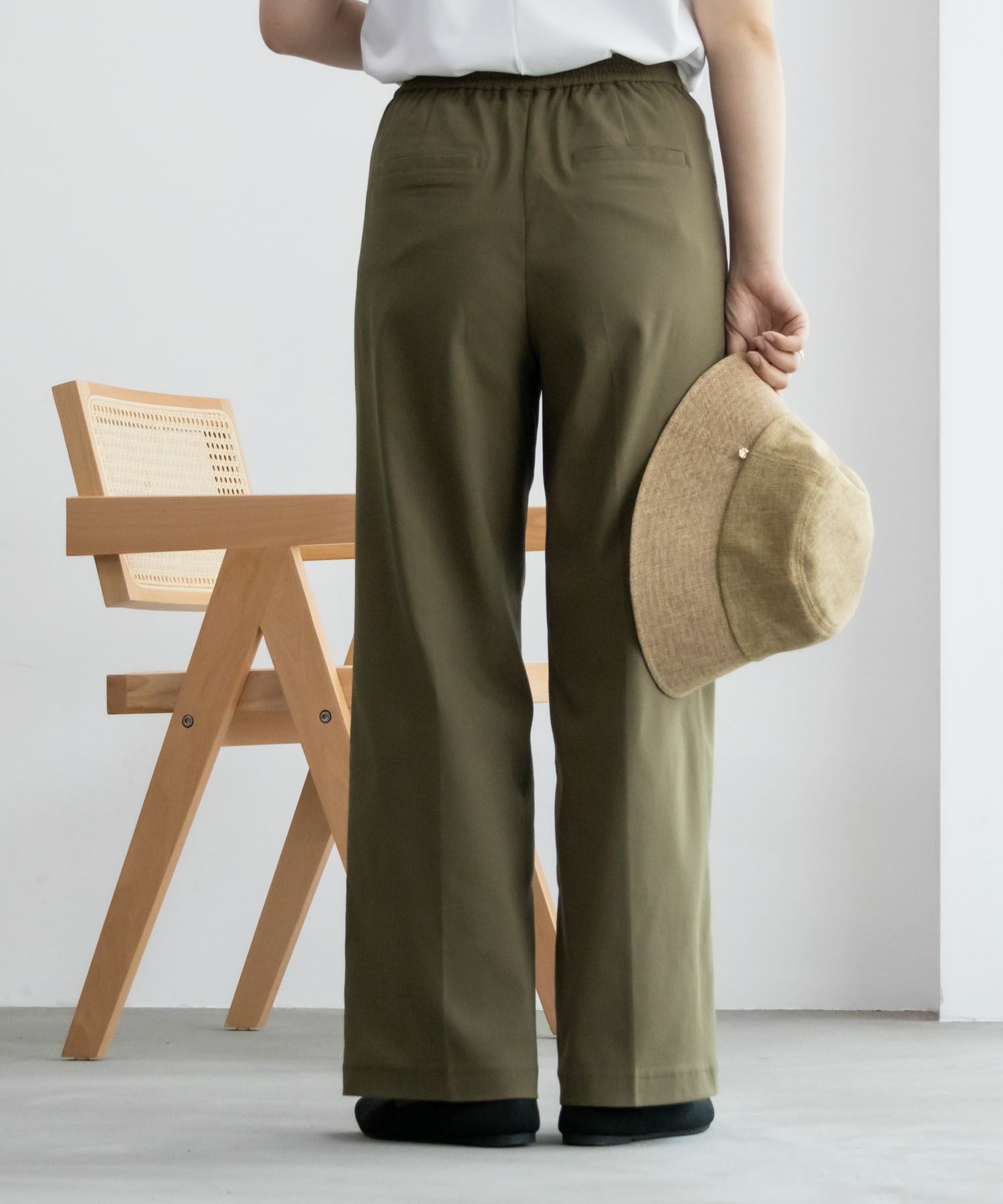 HusHusH  らく美パン ストレートパンツ レディース商品画像-8