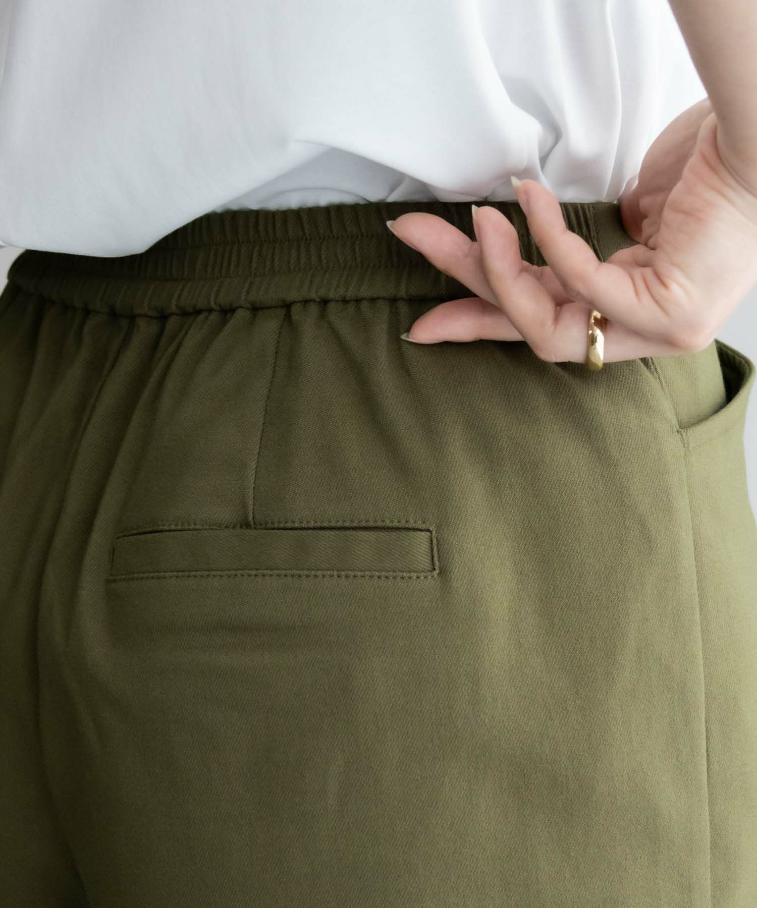 HusHusH らく美パン ストレートパンツ レディース