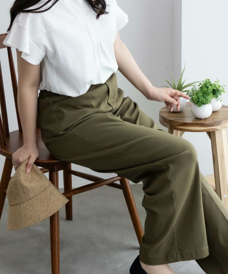 HusHusH らく美パン ストレートパンツ レディース商品画像-14