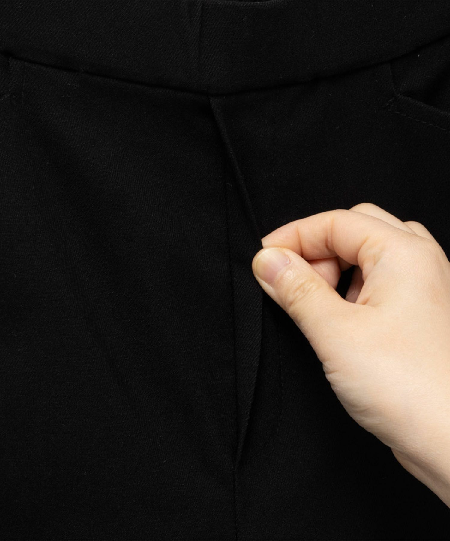 HusHusH らく美パン ストレートパンツ レディース