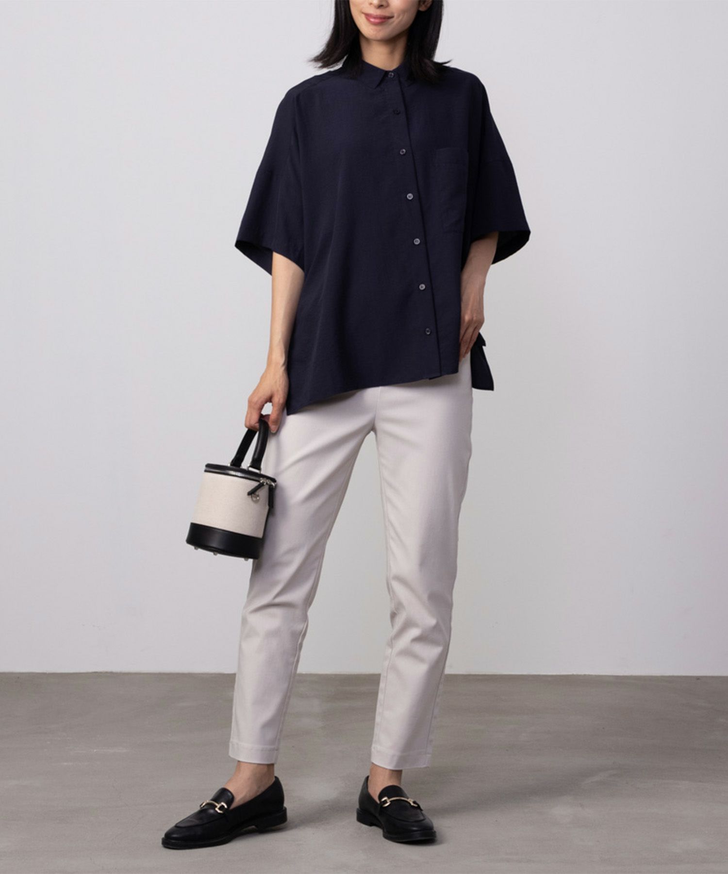 HusHusH らく美パン テーパードパンツ レディース商品画像-4