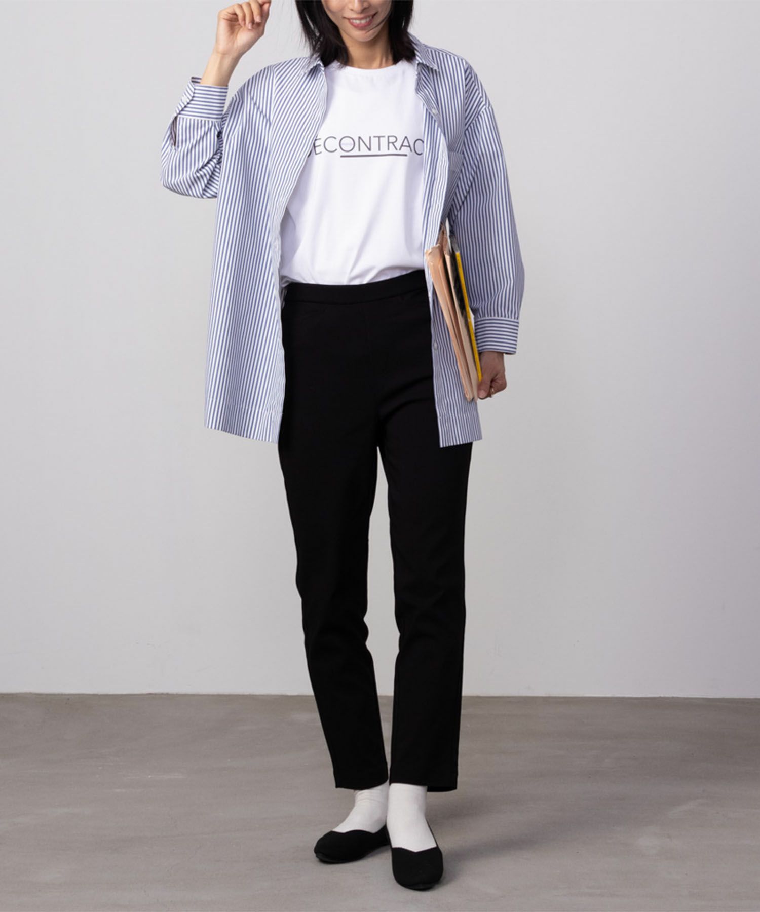 HusHusH らく美パン テーパードパンツ レディース商品サムネイル-6