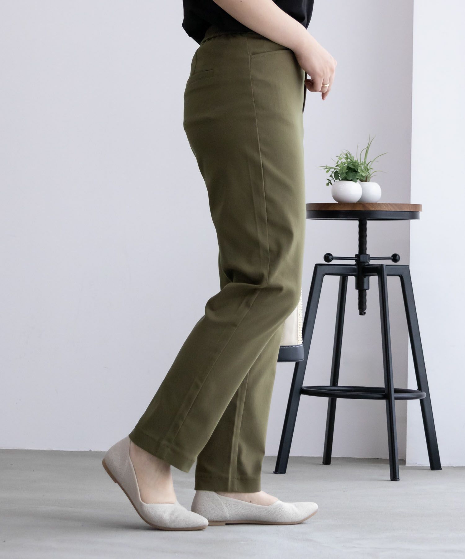 HusHusH らく美パン テーパードパンツ レディース商品サムネイル-7