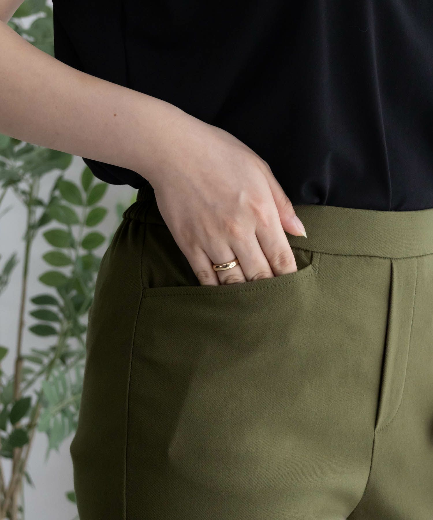 HusHusH  らく美パン テーパードパンツ レディース商品画像-9