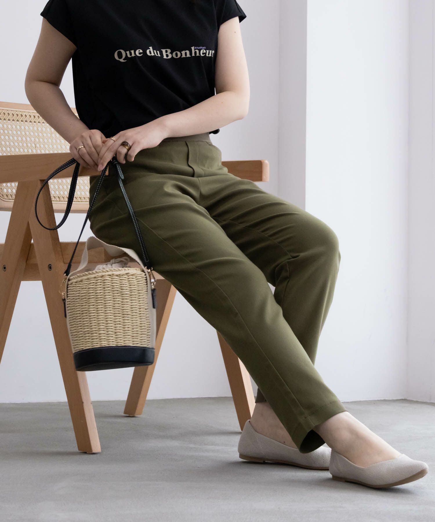 HusHusH らく美パン テーパードパンツ レディース商品サムネイル-10