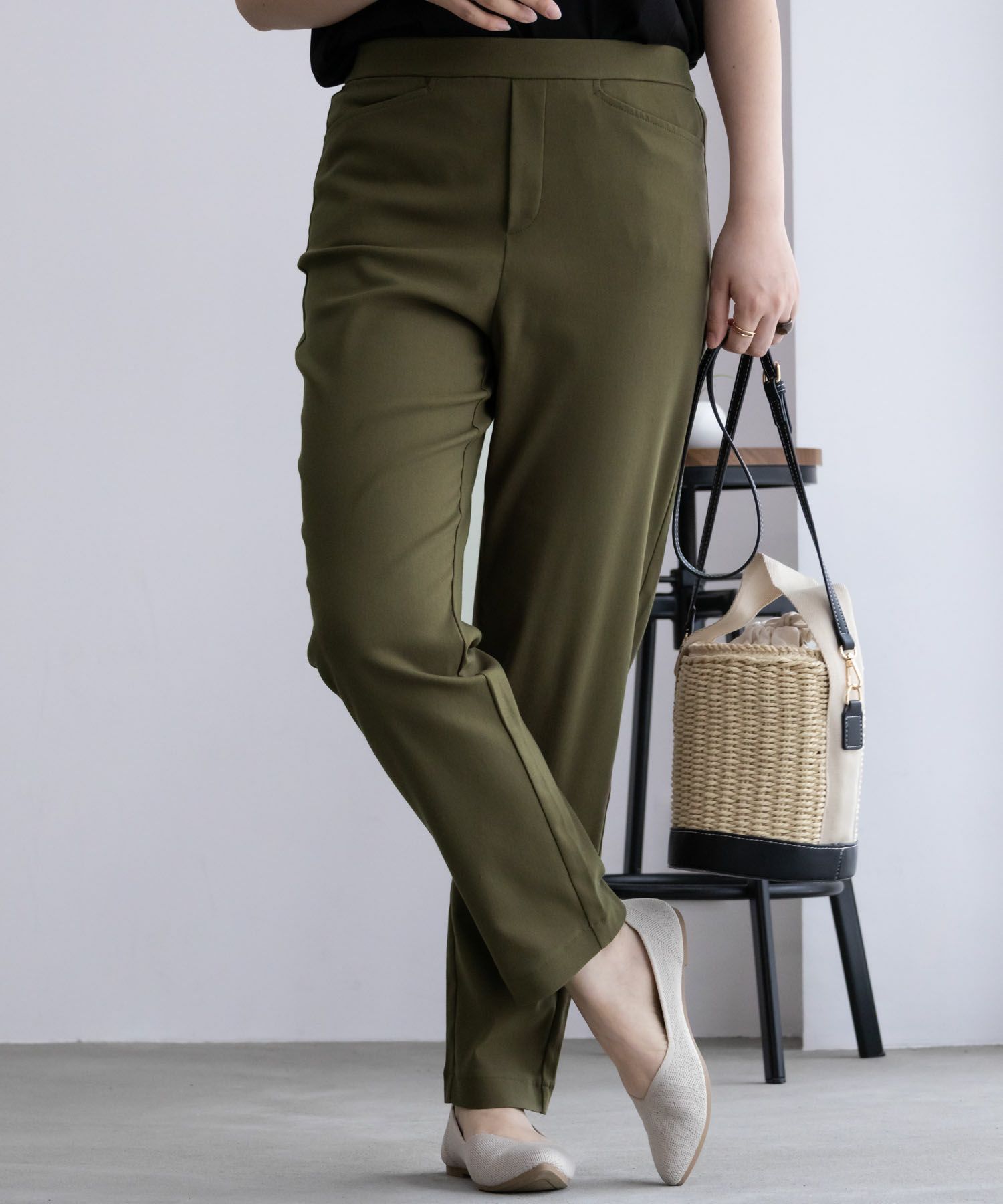 HusHusH  らく美パン テーパードパンツ レディース商品画像-12