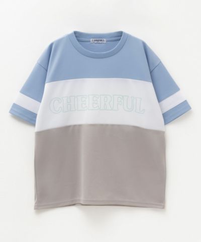 T-GRAPHICS  メッシュ3段切り替えTシャツ キッズ ネコポス 対応商品