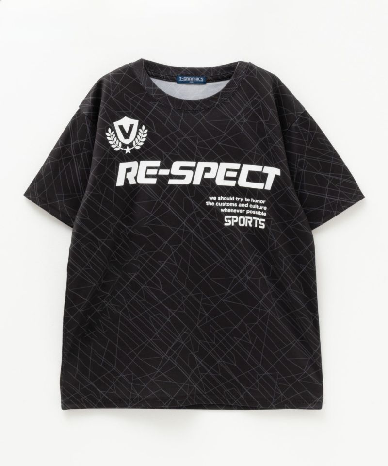 T-GRAPHICS  メッシュ総柄Tシャツ キッズ ネコポス 対応商品商品画像-1