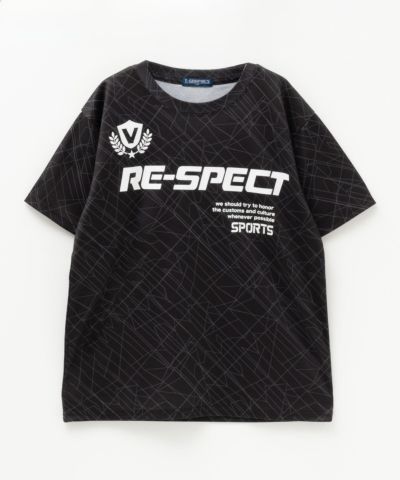 T-GRAPHICS  メッシュ総柄Tシャツ キッズ ネコポス 対応商品