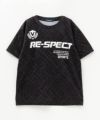 T-GRAPHICS メッシュ総柄Tシャツ キッズ ネコポス 対応商品