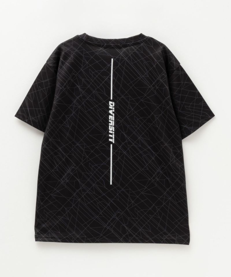T-GRAPHICS  メッシュ総柄Tシャツ キッズ ネコポス 対応商品商品画像-2