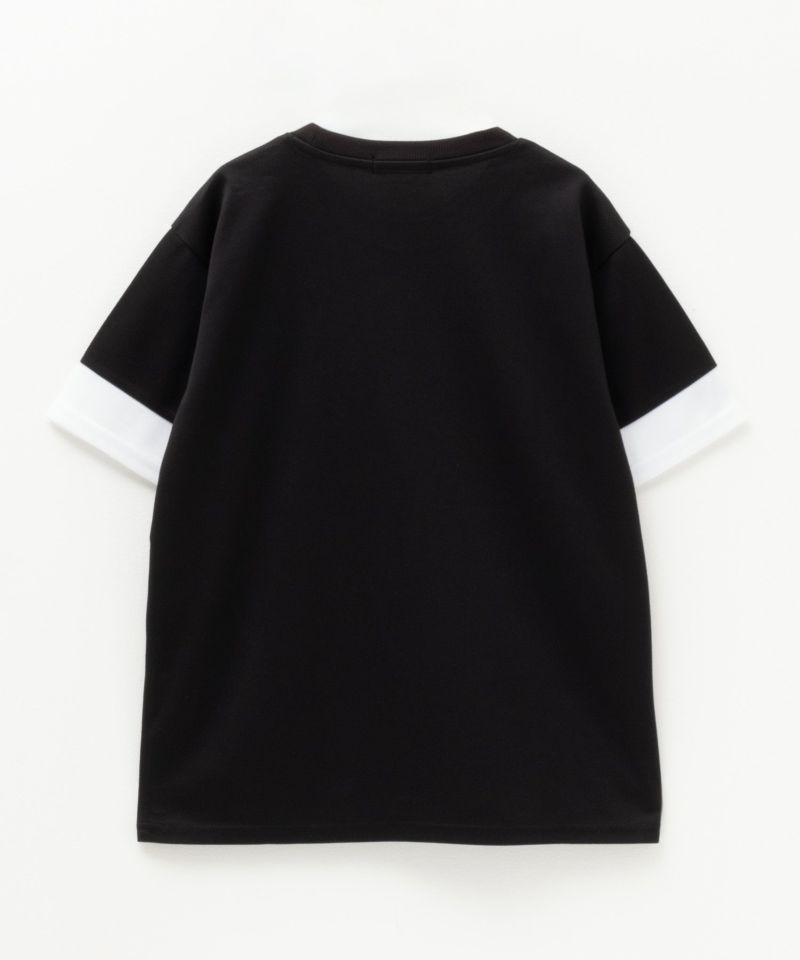 T-GRAPHICS  メッシュ袖切り替えTシャツ キッズ ネコポス 対応商品商品画像-2