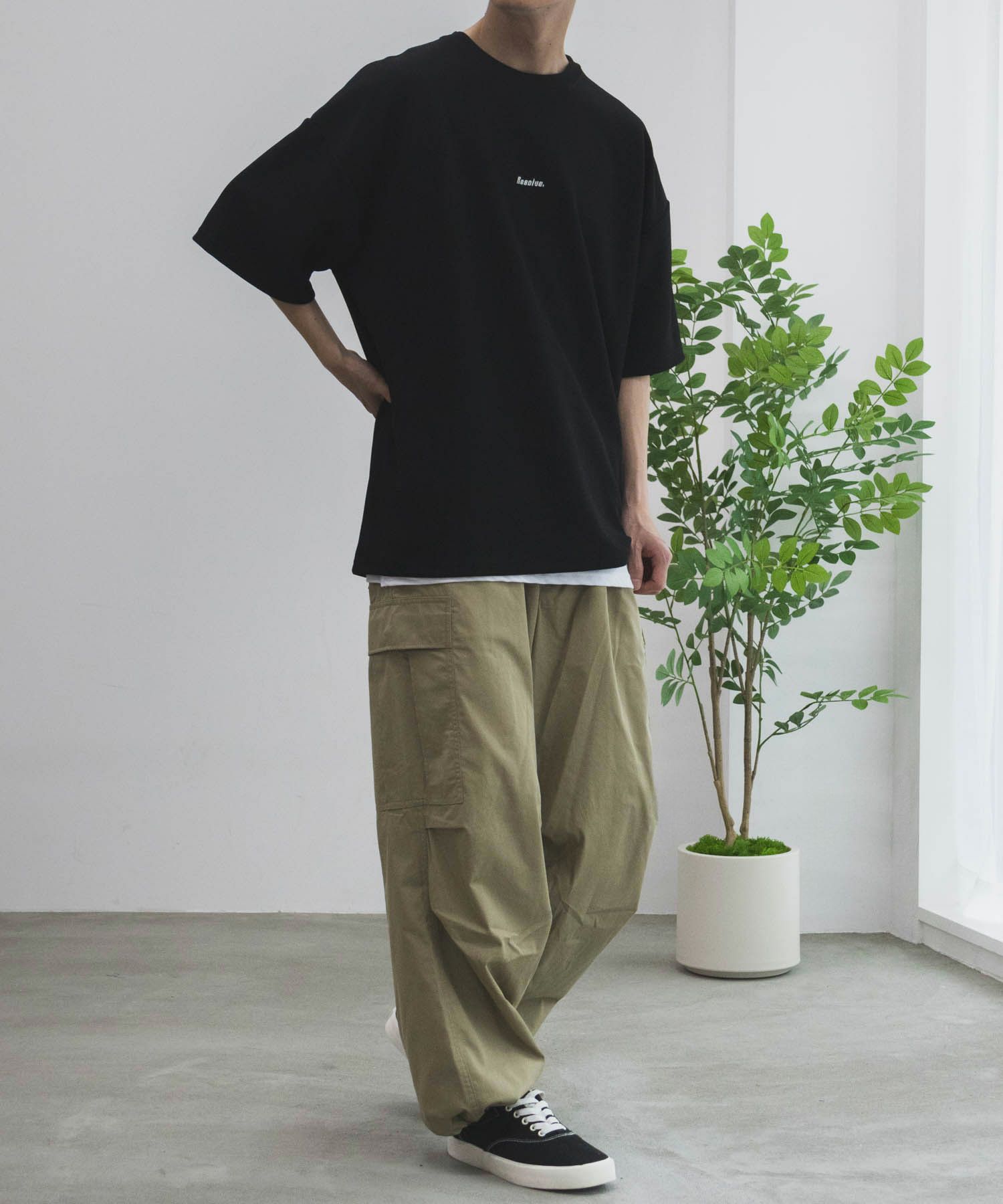 NOBLE PRODUCT  梨地アンサンブルショートスリーブTシャツ メンズ商品サムネイル-4
