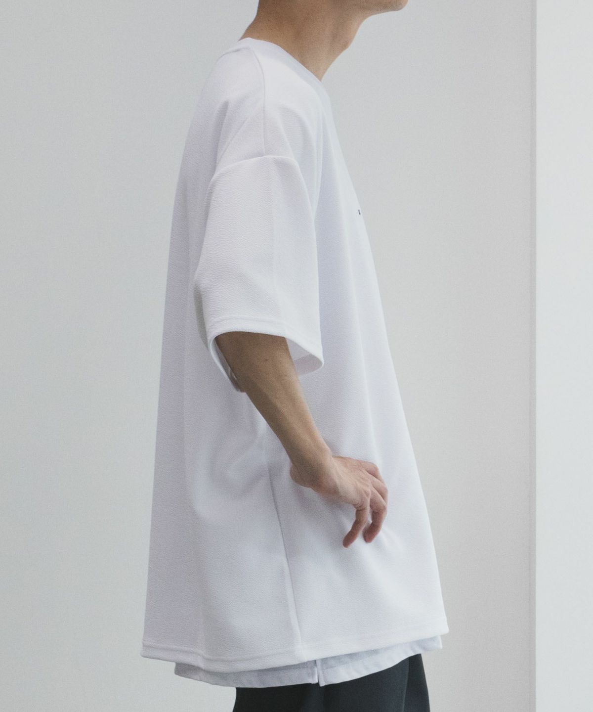 NOBLE PRODUCT 梨地アンサンブルショートスリーブTシャツ メンズ