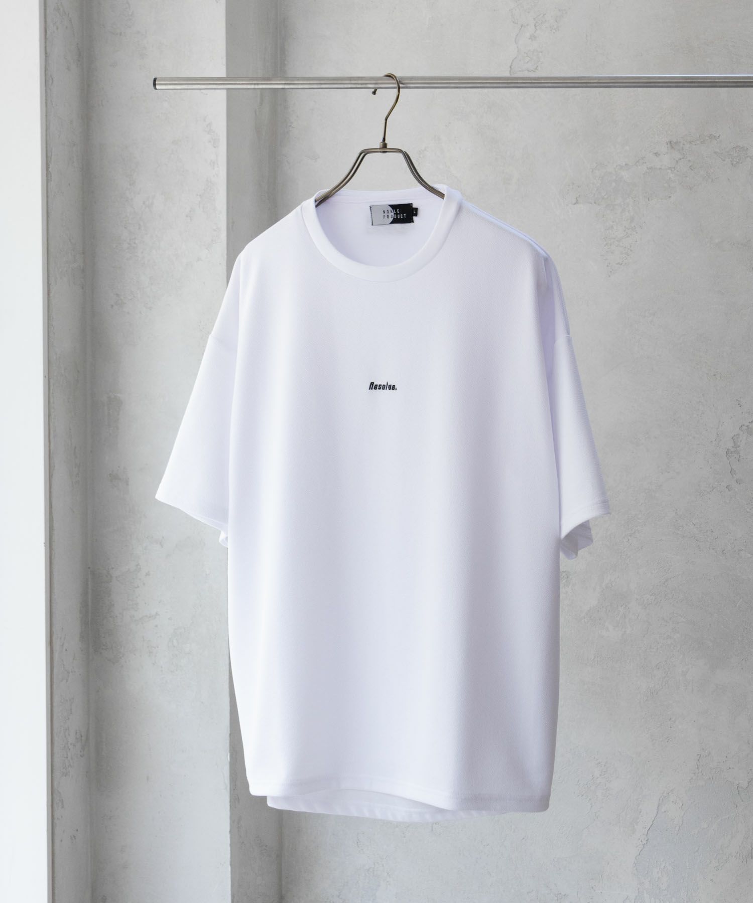 NOBLE PRODUCT 梨地アンサンブルショートスリーブTシャツ メンズ