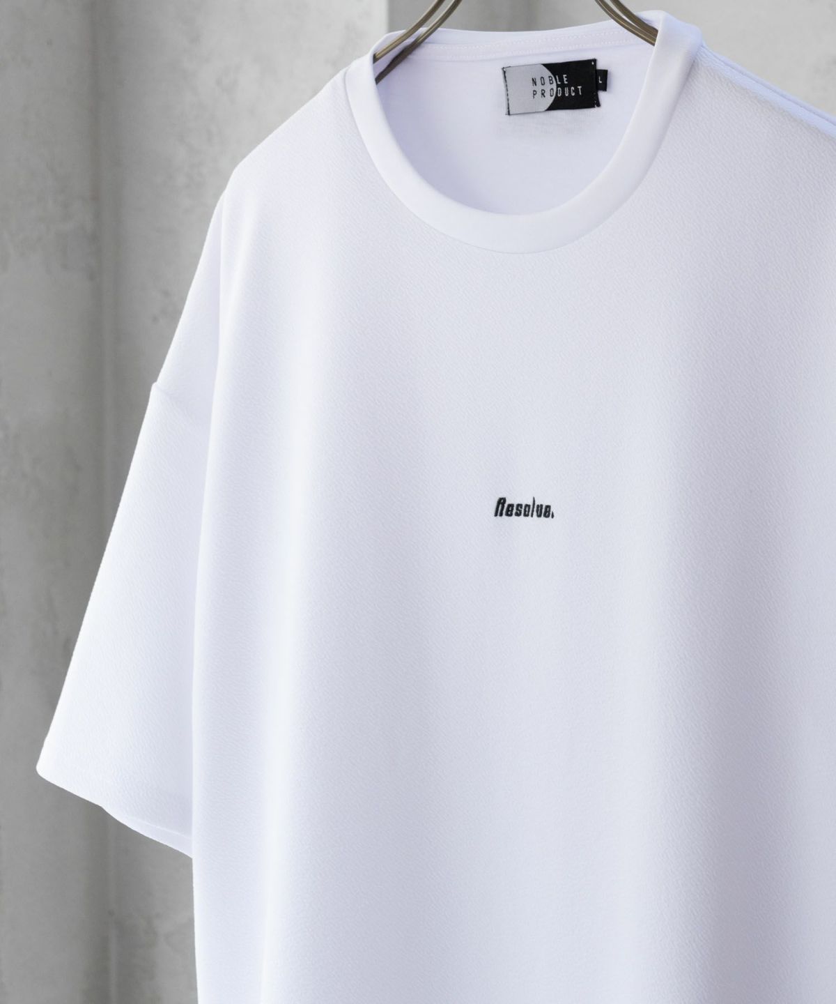 NOBLE PRODUCT 梨地アンサンブルショートスリーブTシャツ メンズ