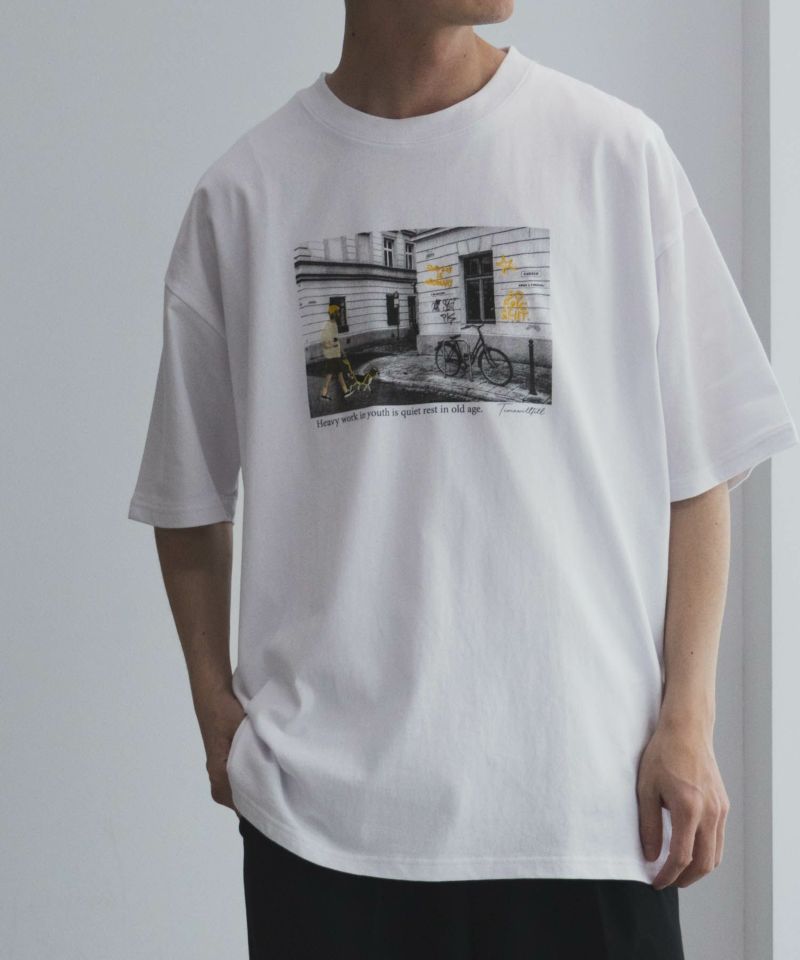 QUASH  フォト刺繍ショートスリーブＴシャツ メンズ ネコポス 対応商品商品画像-2