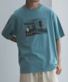 QUASH フォト刺繍ショートスリーブＴシャツ メンズ ネコポス 対応商品