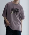 QUASH フォト刺繍ショートスリーブＴシャツ メンズ ネコポス 対応商品