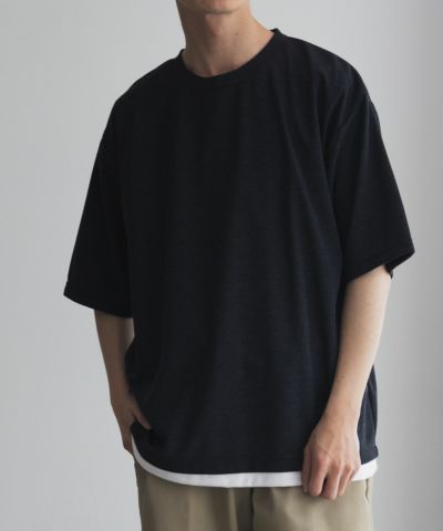 [期間限定価格]URBAN COLLECTION  梨地フェイクレイヤードTシャツ メンズ ネコポス 対応商品