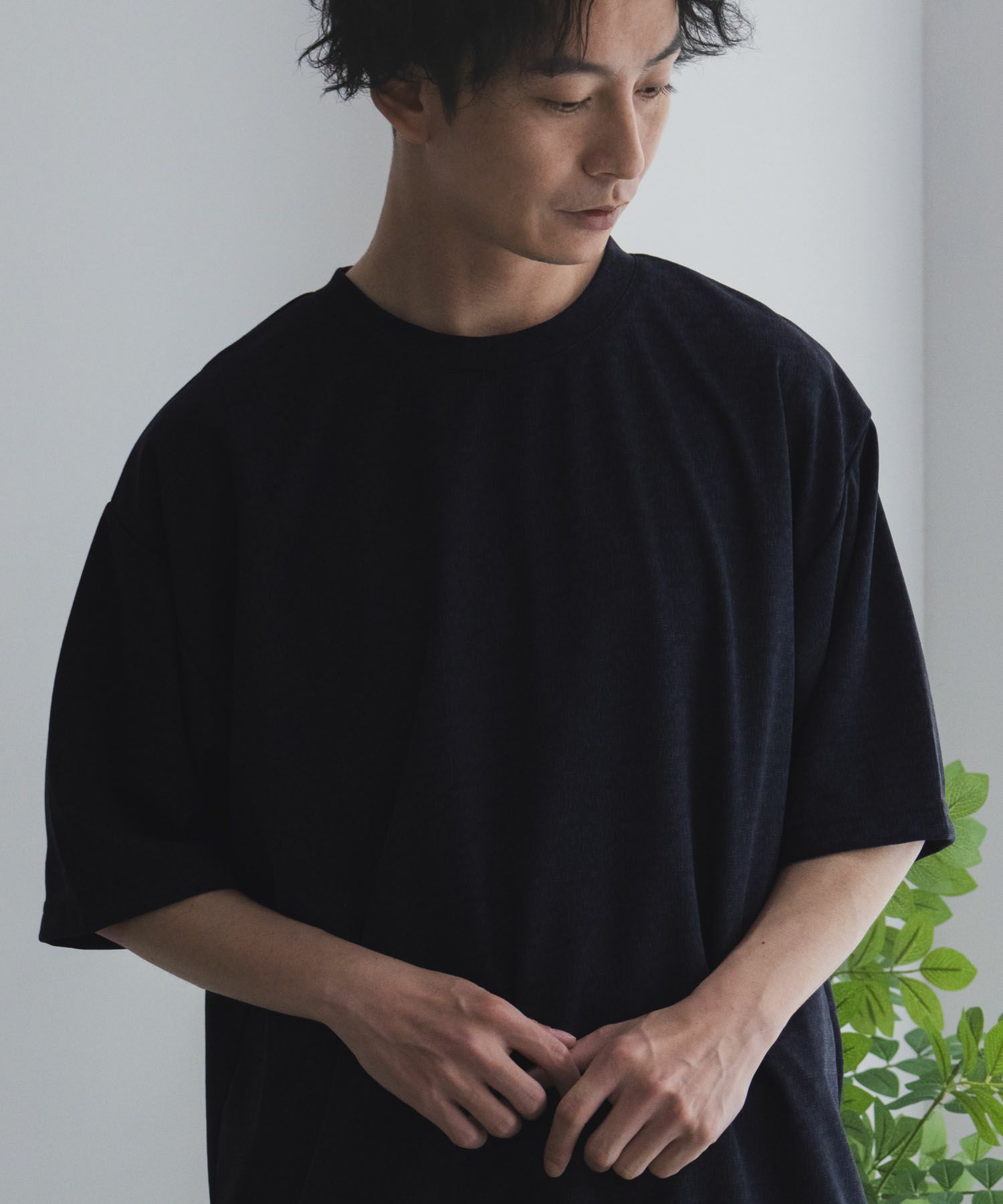 URBAN COLLECTION 梨地フェイクレイヤードTシャツ メンズ ネコポス 対応商品