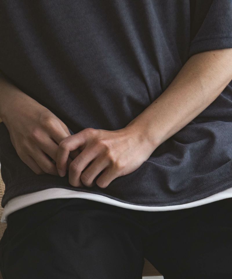 URBAN COLLECTION  梨地フェイクレイヤードTシャツ メンズ メール便 対応商品商品画像-15