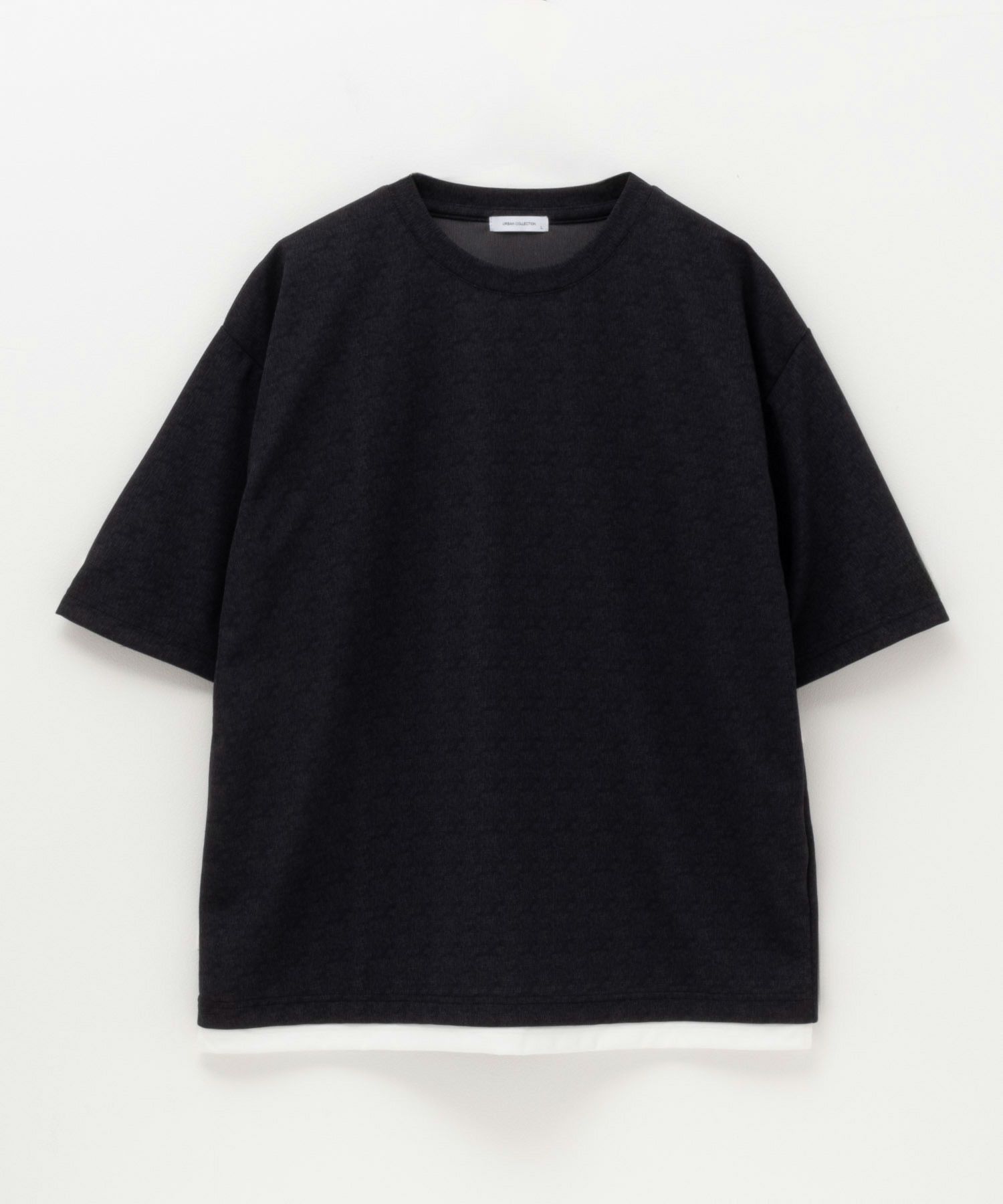 URBAN COLLECTION 梨地フェイクレイヤードTシャツ メンズ ネコポス 対応商品