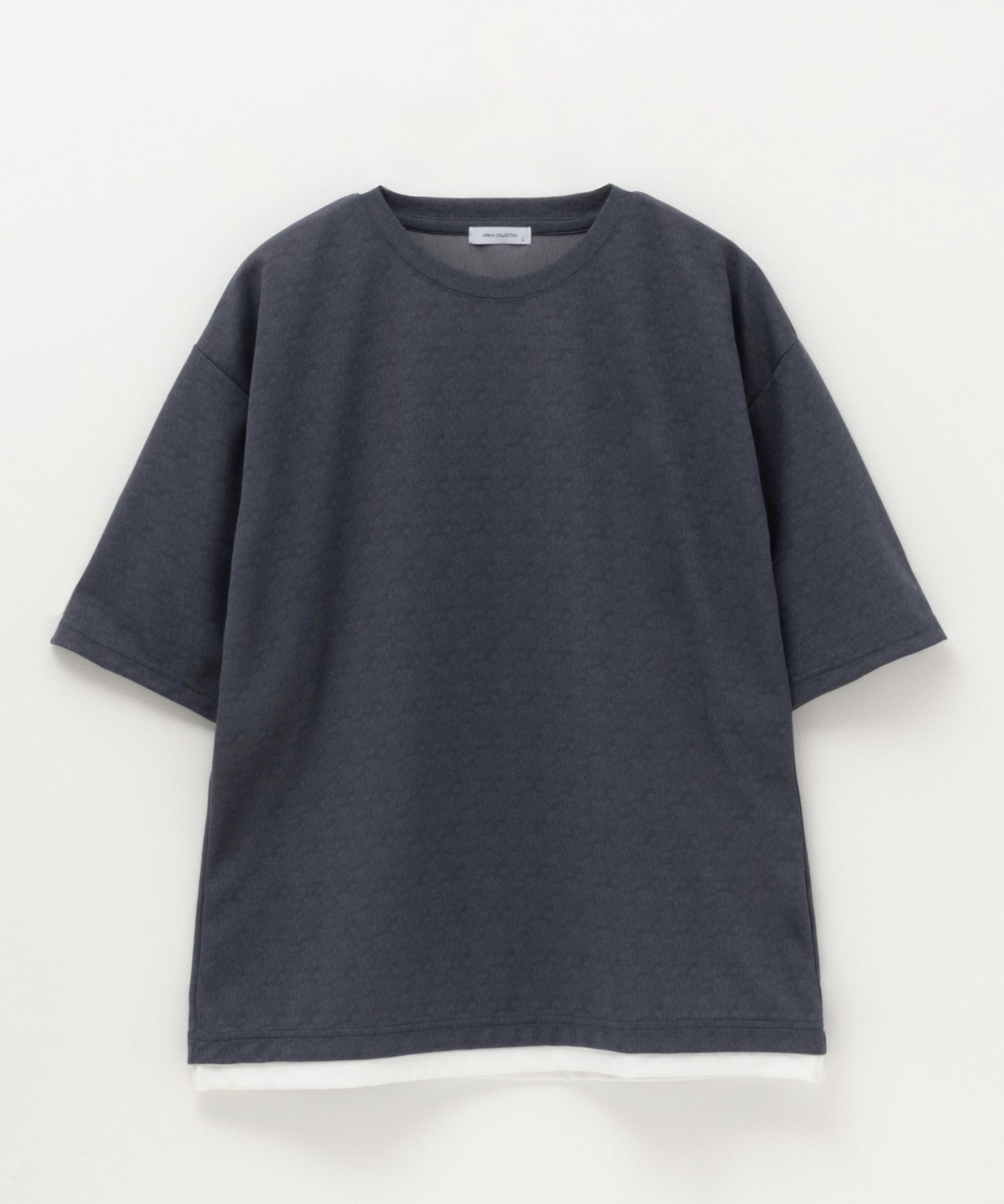 URBAN COLLECTION 梨地フェイクレイヤードTシャツ メンズ ネコポス 対応商品