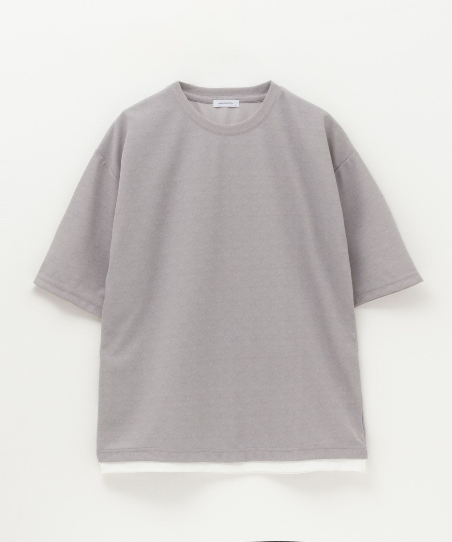 URBAN COLLECTION 梨地フェイクレイヤードTシャツ メンズ ネコポス 対応商品