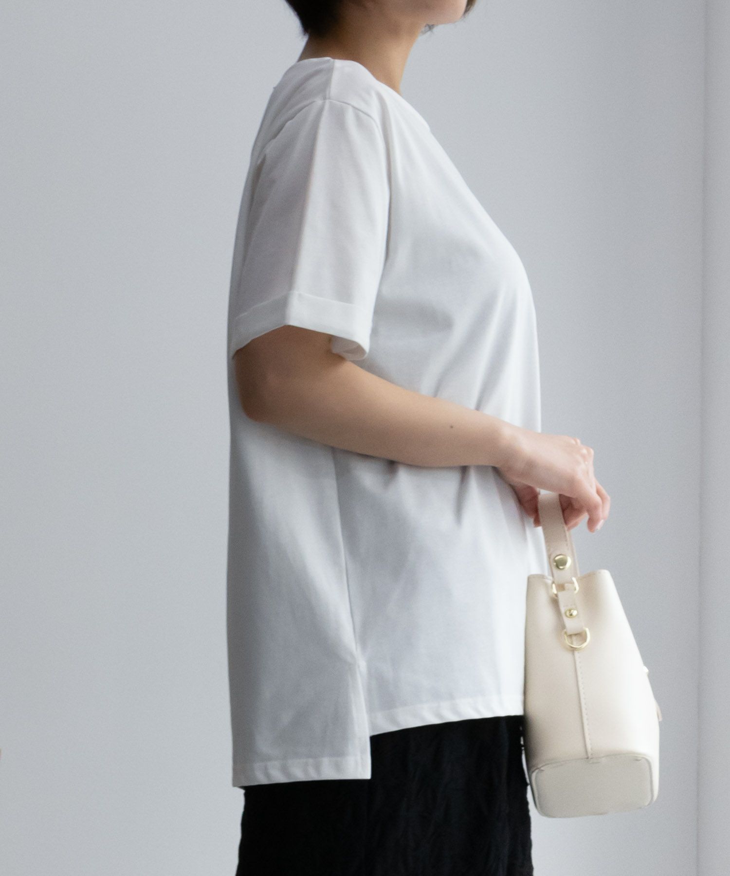 NAVY SARARI クール＆UVカットＴシャツ レディース ネコポス 対応商品