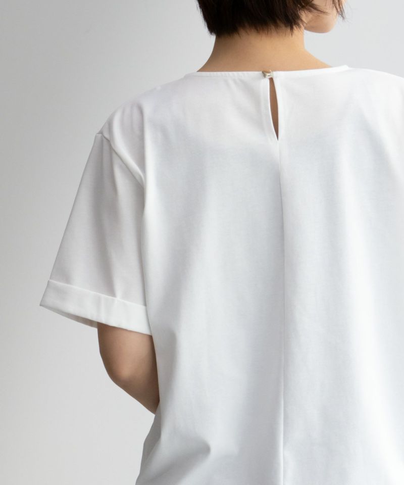 NAVY SARARI  クール＆UVカットＴシャツ レディース メール便 対応商品商品画像-9