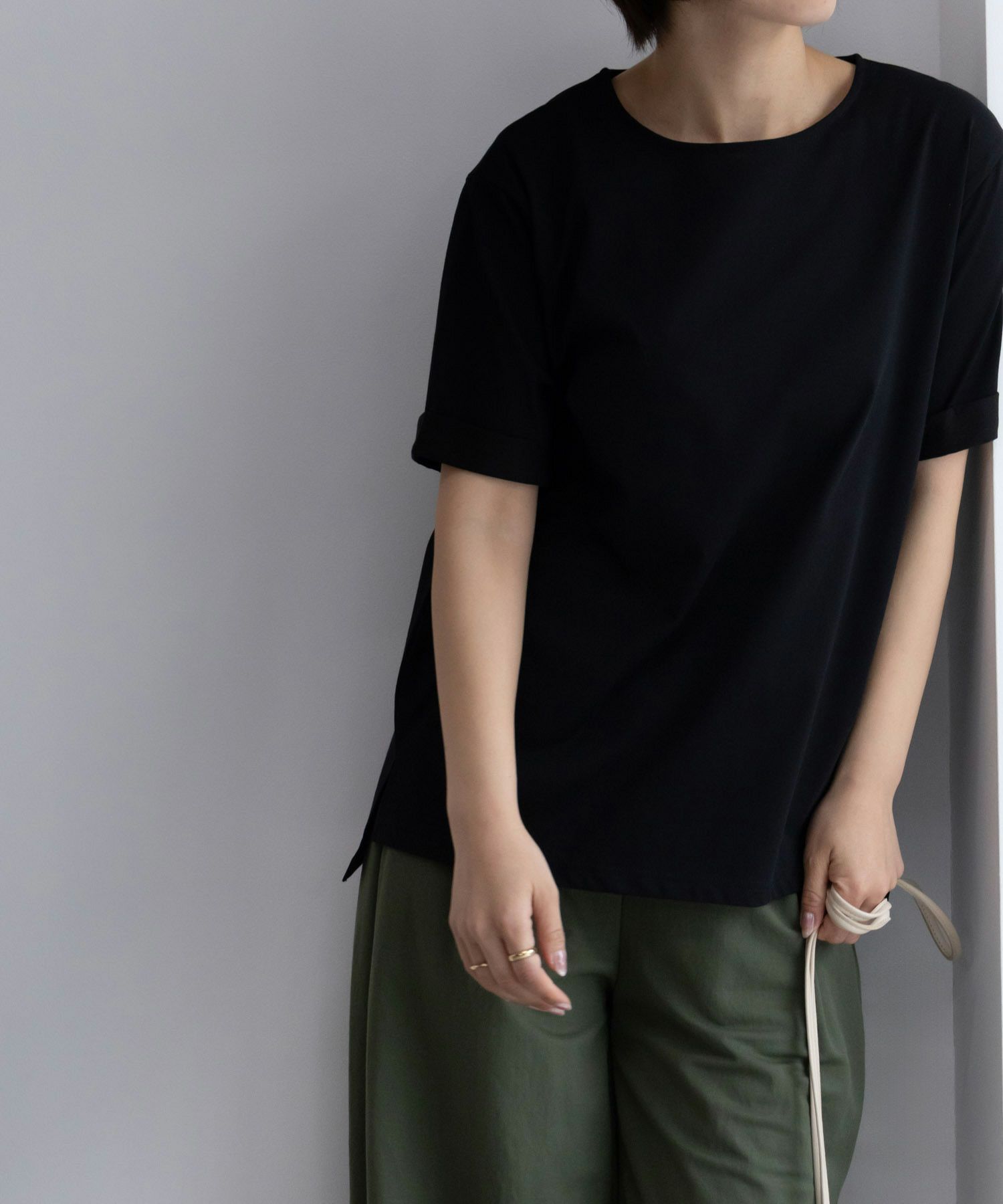 NAVY SARARI クール＆UVカットＴシャツ レディース ネコポス 対応商品