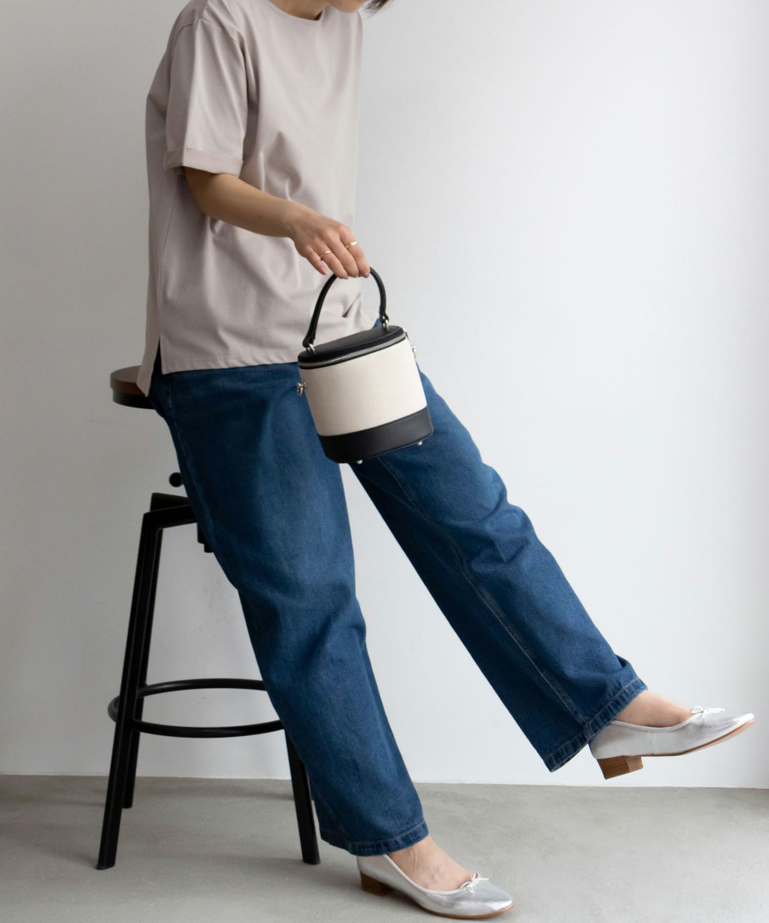 NAVY SARARI  クール＆UVカットＴシャツ レディース メール便 対応商品商品サムネイル-18