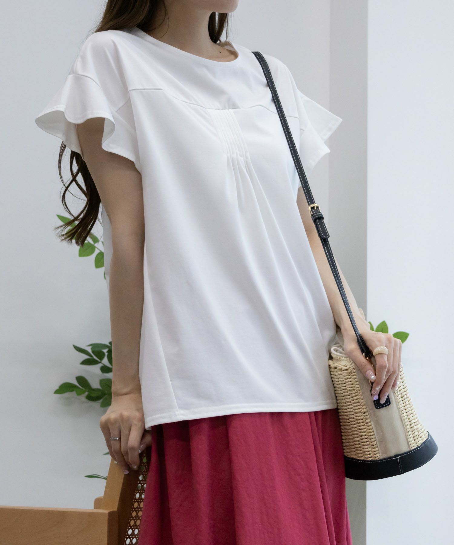 HusHusH  フレアスリーブTシャツ レディース メール便 対応商品商品サムネイル-2