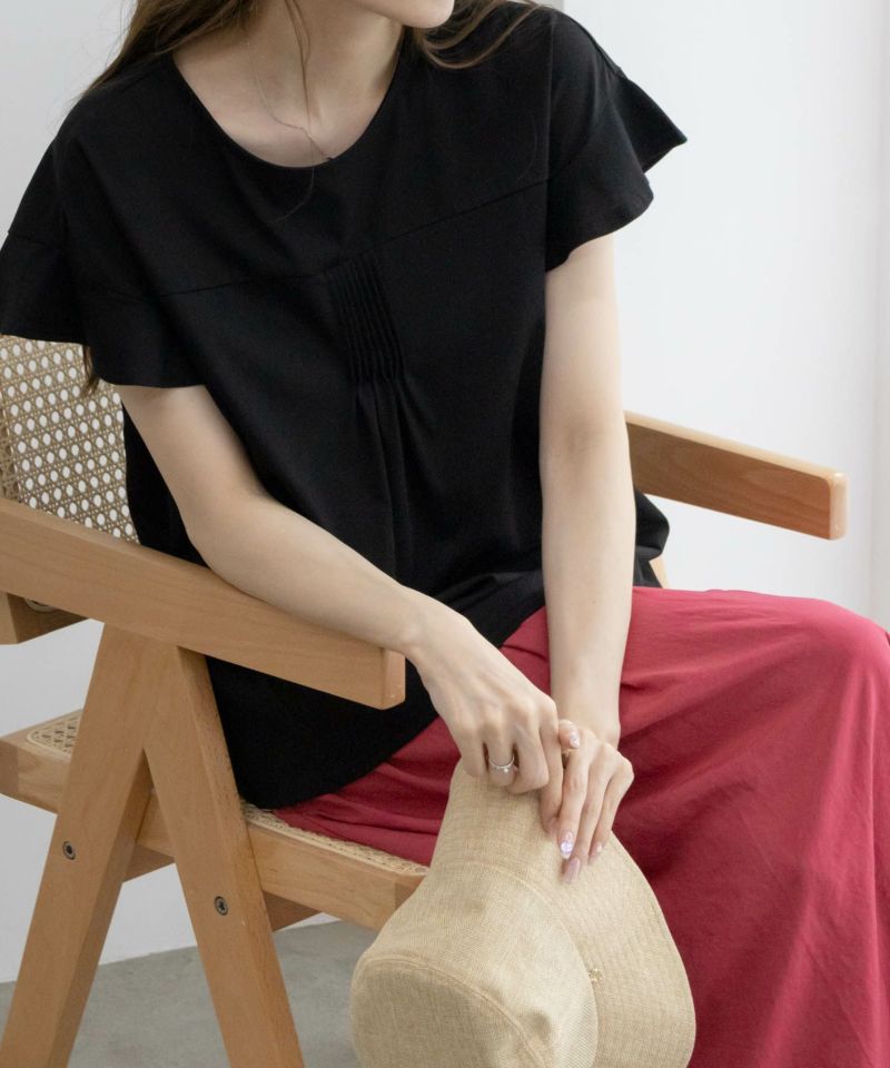 HusHusH  フレアスリーブTシャツ レディース メール便 対応商品商品画像-9