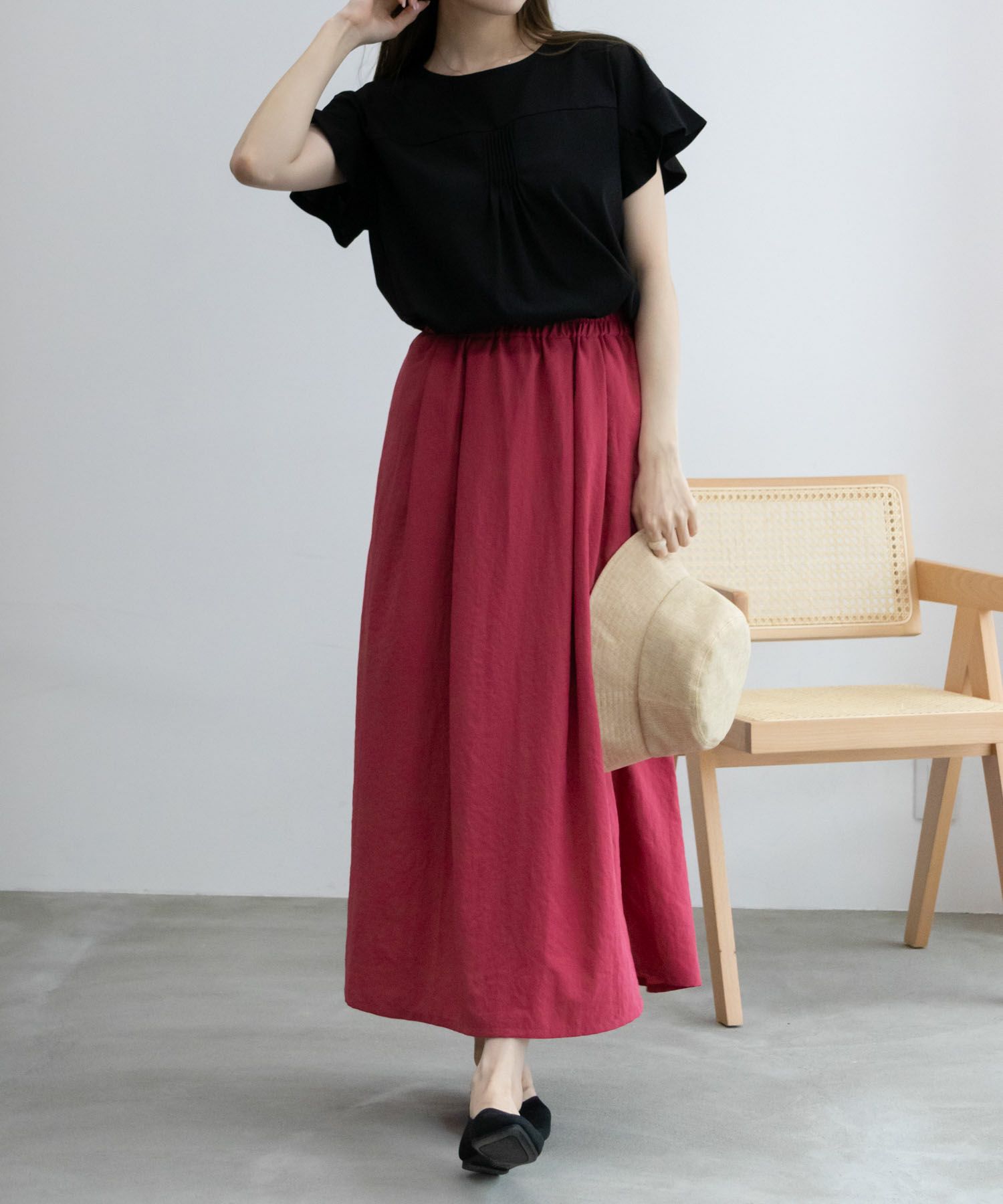 HusHusH  フレアスリーブTシャツ レディース メール便 対応商品商品サムネイル-10