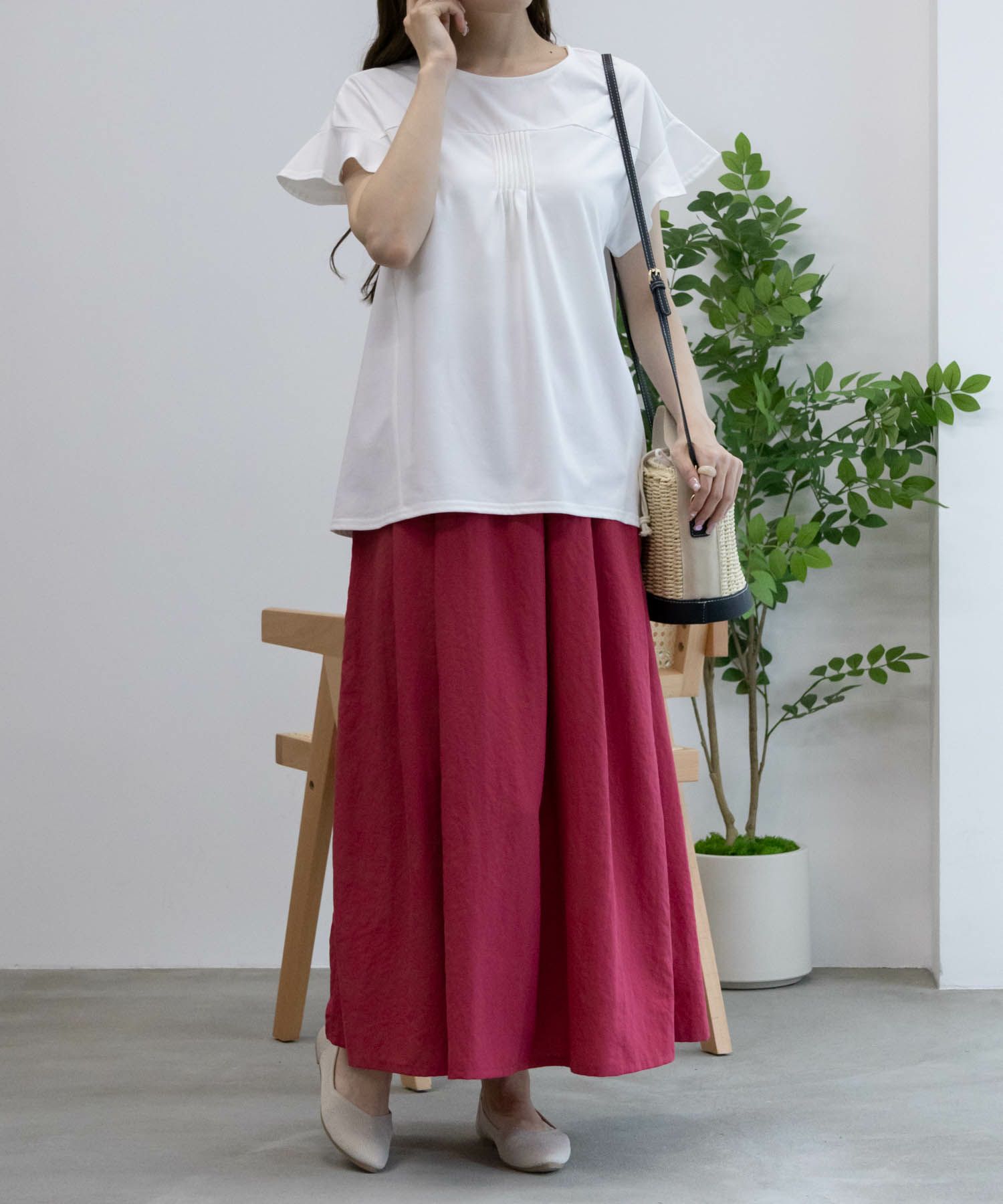 HusHusH  フレアスリーブTシャツ レディース メール便 対応商品商品画像-12