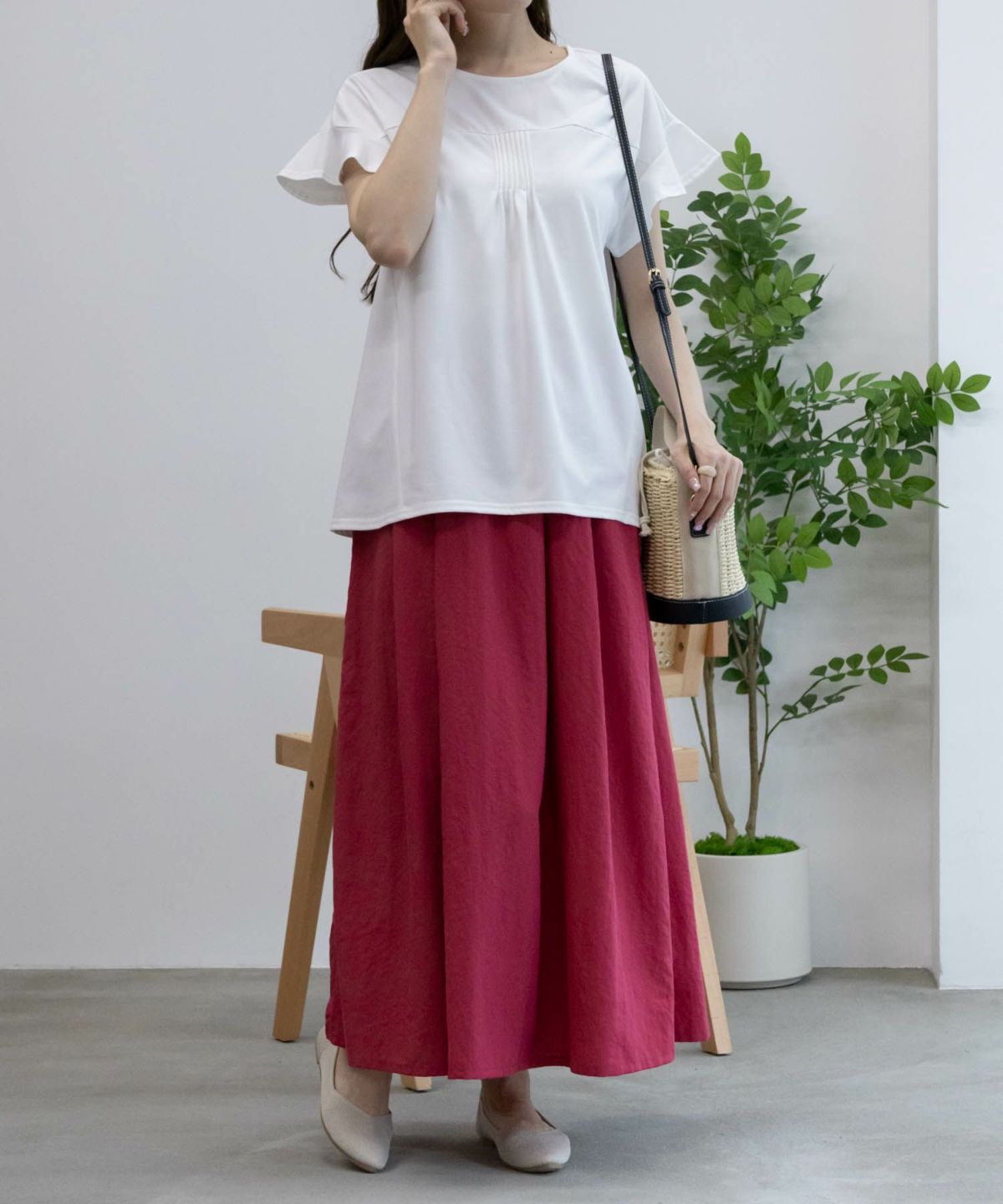 HusHusH フレアスリーブTシャツ レディース ネコポス 対応商品