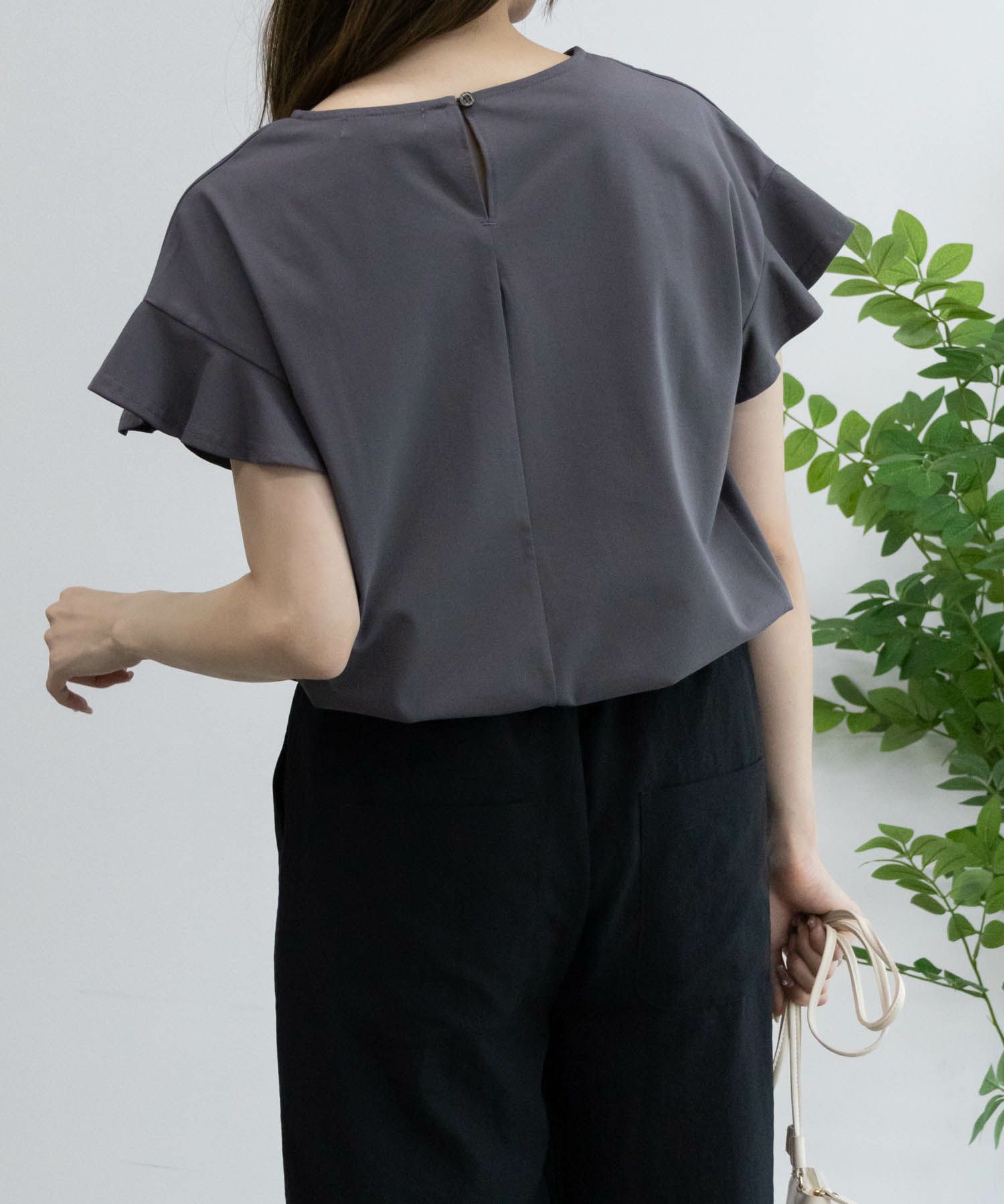 HusHusH  フレアスリーブTシャツ レディース メール便 対応商品商品サムネイル-16