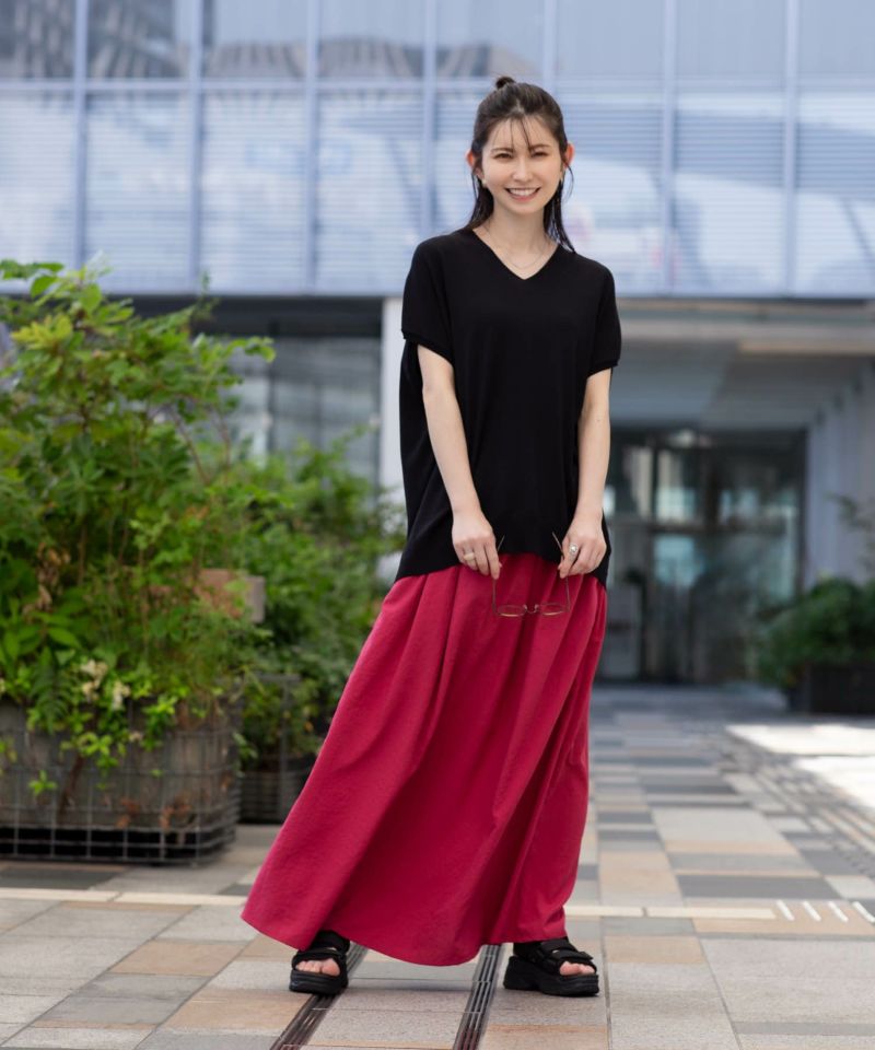 [期間限定価格]HusHusH  Vネックコクーンニット レディース商品画像-4