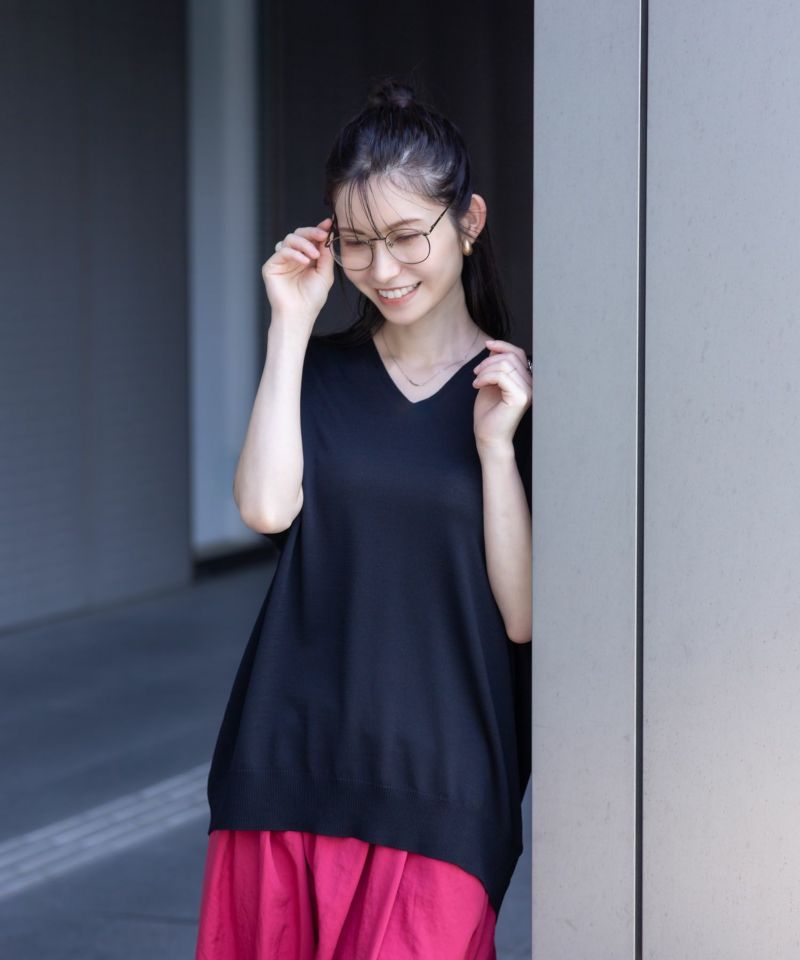 HusHusH  Vネックコクーンニット レディース商品画像-6