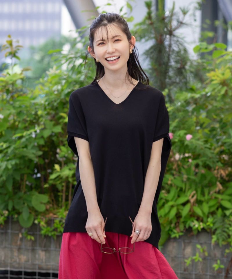 [期間限定価格]HusHusH  Vネックコクーンニット レディース商品画像-7